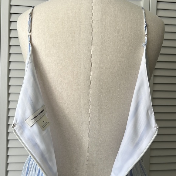CLUB MÓNACO SUMMERY DRESS SZ 8 💯 COTTON - Picture 4 of 12